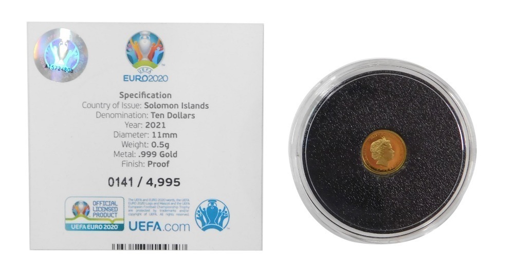 A Harrington & Byrne issue Euro 2020 Solomon Islands ten dollar