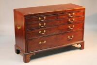 A 19thC mahogany chest