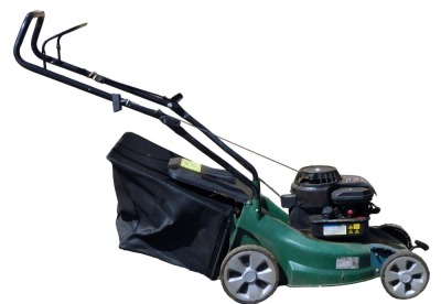 A Briggs and Stratton 450 Series 148cc petrol lawn mower. Buyer Note: VAT is payable on the hammer price of this lot.