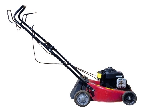 A Briggs and Stratton 300 Series petrol lawn mower. Buyer Note: VAT is payable on the hammer price of this lot.