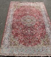 A decorative Persian style carpet