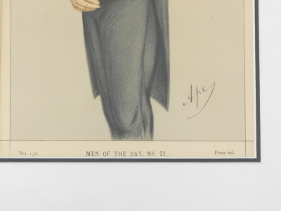 Vanity Fair - Spy. Men of the day, No. 21, coloured print, 33cm x 20.5cm. - 3