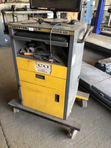 A Crypton System 500 combination work station and tool trolley.