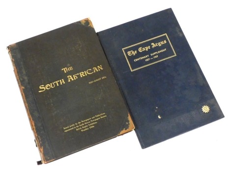 The South African Newspaper, May-August 1924, for the British Empire Exhibition, Wembley 1924, cloth bound, together with The Cape Argus, Centenary Supplement 1857-1957. (20