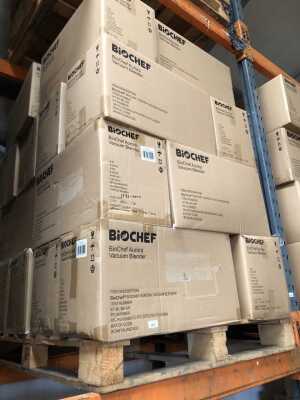 Twenty-four BioChef Aurora Vacuum Blenders.