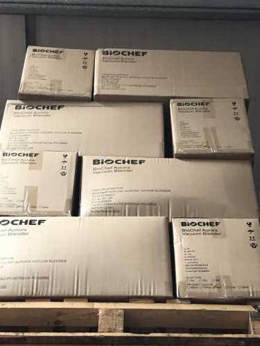 Twenty-four BioChef Aurora Vacuum Blenders.