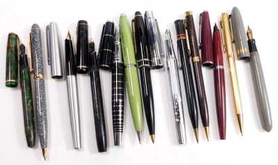 A group of ball point and fountain pens, to include Automatic Telephone Electric Company, Elnett, Ungaro, Conway, etc. - 2