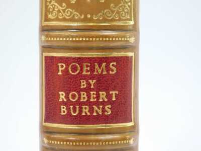 Burns (Robert). Poems, chiefly in the Scottish dialect, 8 vol, first Edinburgh edition, full cover, gilt tooled calf, retailed by William Creech Edinburgh 1787. - 2