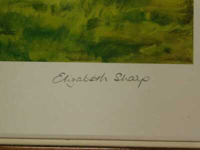 After Elizabeth Sharpe. The Belvoir at Knipton, singed limited edition print number 497/850, 38cm x 58cm, together with The Belvoir Below the Castle and The Belvoir Out of the Vale. (3) - 3