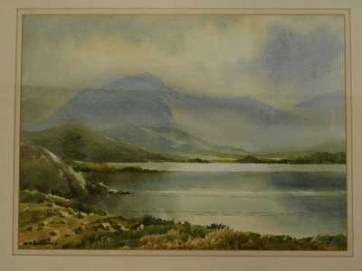 Keith Burtonshaw (20thC School). Buttermere, watercolour, signed, 27cm x 36cm, together with Brother's Water, watercolour, signed, 37cm x 52cm. (2) - 2