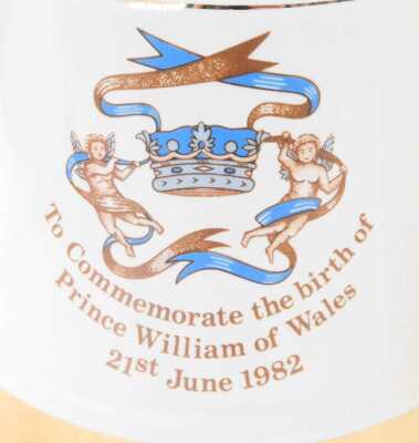 Four Bell's Scotch whisky commemorative decanters, with contents, to Commemorate the Marriage of HRH Prince Charles to Lady Diana Spencer, the Birth of Prince William of Wales, 50cl (x2), and the birth of Prince Henry of Wales. (4) (AF) - 3