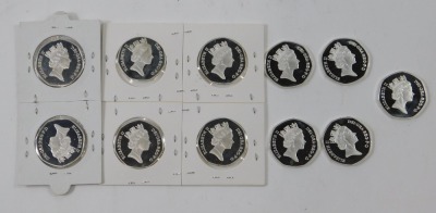 Fifty pence EEC dual date collectors coins 1992-1993, Elizabeth II. (11) - 2