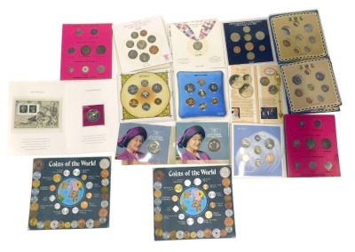 Collectors coin packs, to include Commonwealth Games, uncirculated coin collection 1983, 1987, 1988, 1990, Queen Elizabeth Queen Mother 90th Birthday, 1991 coin pack, Coins of Ancient Britain, etc. (a quantity)