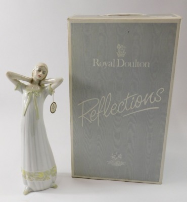 A Royal Doulton Reflection figure Daybreak, HN3107, boxed, 30cm high. - 4