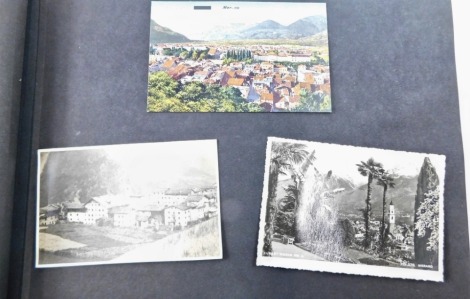 Four postcard albums, comprising black and white photographs and postcards of The West Indies, and Eastern landscapes. (4)