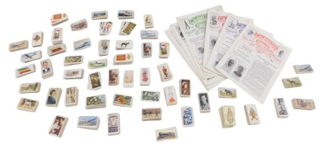 Assorted cigarette cards set, to include Howlers, historic events, natural history, Derby and Grand National winners, etc. (3 boxes)