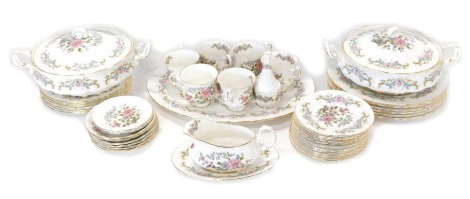 A Royal Standard Mandarin pattern part tea service, and various items of similar items of Paragon.