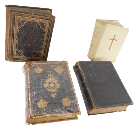 Four various versions of The Bible. (AF)