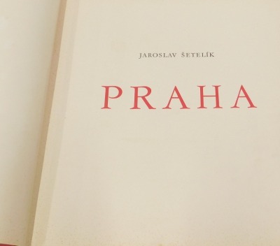 Jaroslav Setelik. Praha, canvas bound book, containing various prints, etc. - 3