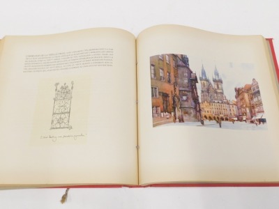 Jaroslav Setelik. Praha, canvas bound book, containing various prints, etc. - 5