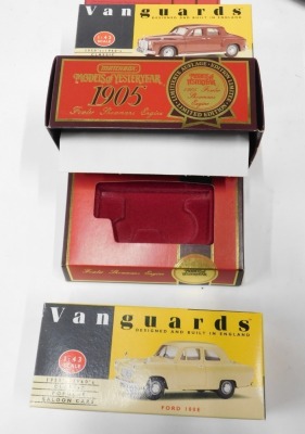 Matchbox Models of Yesteryear, various boxes to include YS43 1905, The Fowler Showman Engine, Vanguards empty boxes, etc. (1 tray) - 2