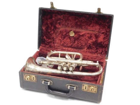 A Boosey & Hawkes Imperial cornet, boxed.