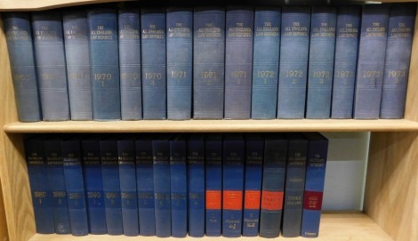 A large quantity of the All England Law Reports, various dates, to include 1967.