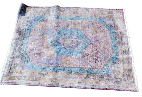 A modern machine woven Athena polyester and polypropylene pile Persian style multicoloured rug, 220cm x 160cm.