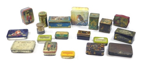 A quantity of vintage tins, to include tobacco, etc.