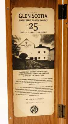 Glen Scotia Classic Campbeltown Single Malt Scotch Whisky, aged twenty-five years, 48.8% vol, 70cl, in a wooden presentation case. - 2