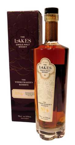 The Lakes Single Malt Whisky, Whisky Maker's Reserve No. 4, 52% vol, 70cl, boxed.