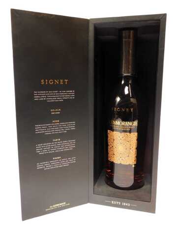 Glenmorangie Highland Signet Single Malt Whisky, 46% vol, 70cl, boxed.