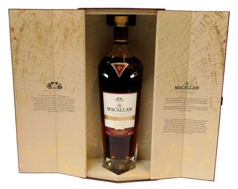 The Macallan Highland Single Malt Scotch Whisky, rare cask, No. 1 2018 release, 43% vol, 700ml, boxed with outer sleeve.