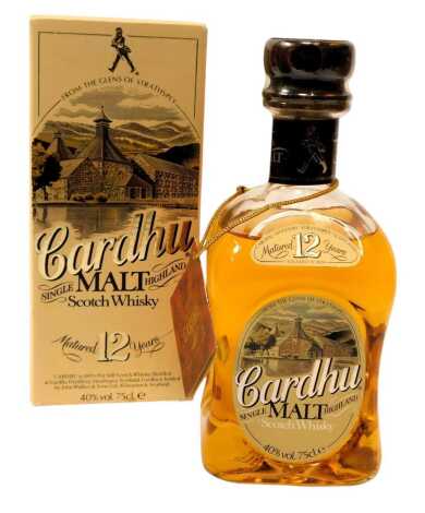 Cardhu Single Malt Highland Scotch Whisky, aged twelve years, 40% vol, 75cl, boxed.