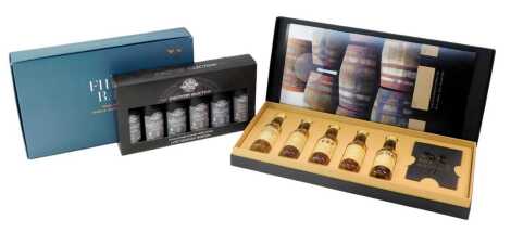 A group of Whisky miniatures, comprising Whisky Tasting Company five bottle set, each 30ml, a Filey Bay Yorkshire Single Malt Whisky set, and a Lost Distillery six bottle set.