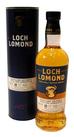 Loch Lomond Single Malt Scotch Whisky, Distillery Edition No. 3, distilled 2012, aged ten years, 1 of 500 bottles, 57.2% vol, 70cl, boxed.