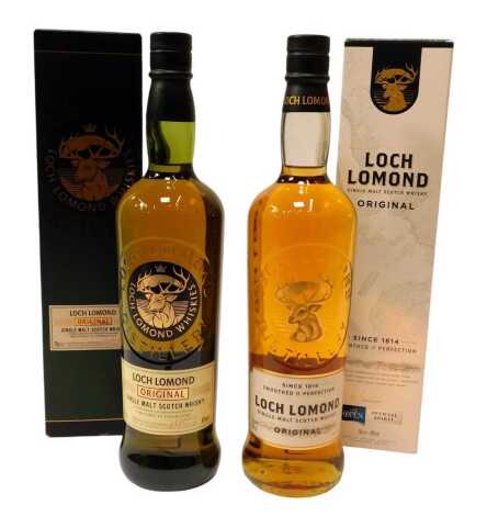 Loch Lomond Single Malt Scotch Whisky, Original, 40% vol, 70cl, boxed. (2)