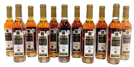 Eleven bottles of Heaven on Earth Organic Muscat. (1 box)