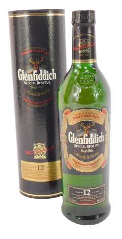 Glenfiddich Special Reserve Single Malt Scotch whisky, aged 12 years, 40% vol, 70cl, boxed.