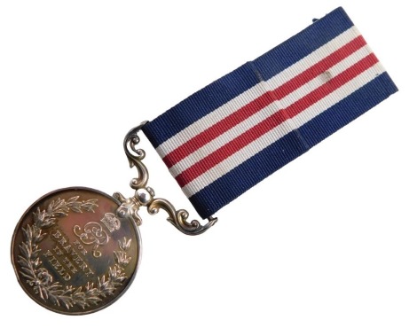 A George V Military Medal, inscribed to 28915 Sapr E Anthony 2/FCo RE (Royal Engineers) with replacement ribbon, and facsimile copy of Supplement to The London Gazette, March 13th 1918, showing listing.