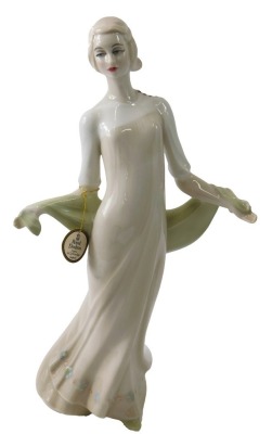 A Royal Doulton Reflections figure of Enchanting Evening, HN3108, boxed, 30cm high.