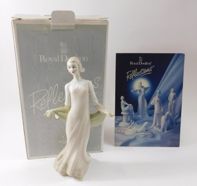 A Royal Doulton Reflections figure of Enchanting Evening, HN3108, boxed, 30cm high. - 4