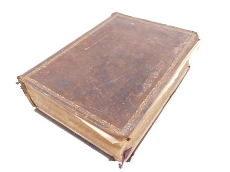 A 19thC Cassell's Illustrated Family Bible (Superior Edition), with numerous engraved plates, with gilt tooled borders.