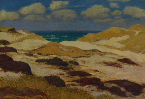 Magnus Weidemann (1880-1966). Durien von Sylt, oil on board, signed and dated 1958, and titled verso, 50.5cm x 59cm.