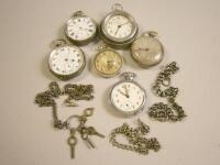 Various pocket watches