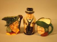 Three Royal Doulton jugs