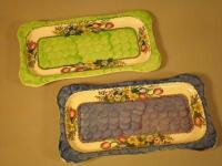 Two similar Maling porcelain sandwich plates