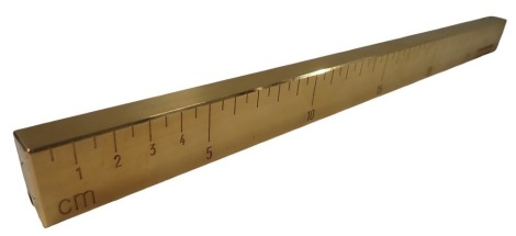 A Dunhill table lighter, formed as a 30cm ruler, in lined presentation box.