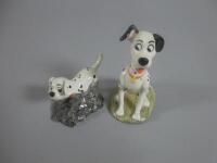Two Royal Doulton porcelain figures from 101 Dalmations