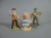 Two Beswick porcelain figures and Border Fine Arts figure